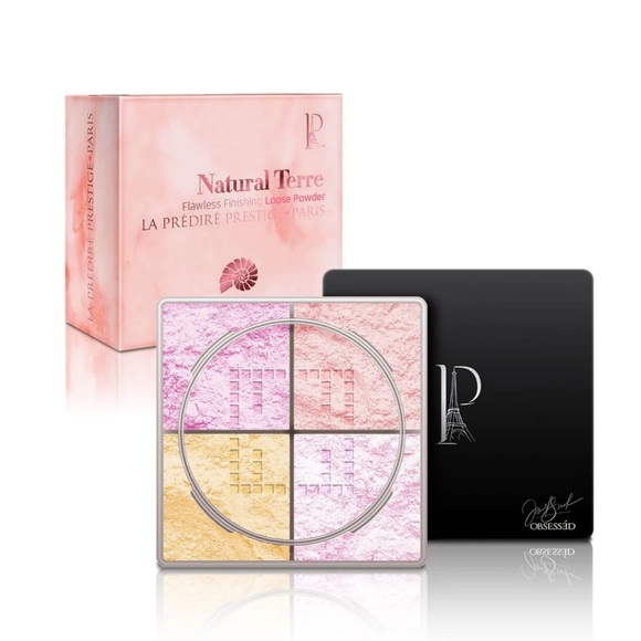 La Predire Natural Terre Flawless Finishing Loose Powder - Pink and Yellow